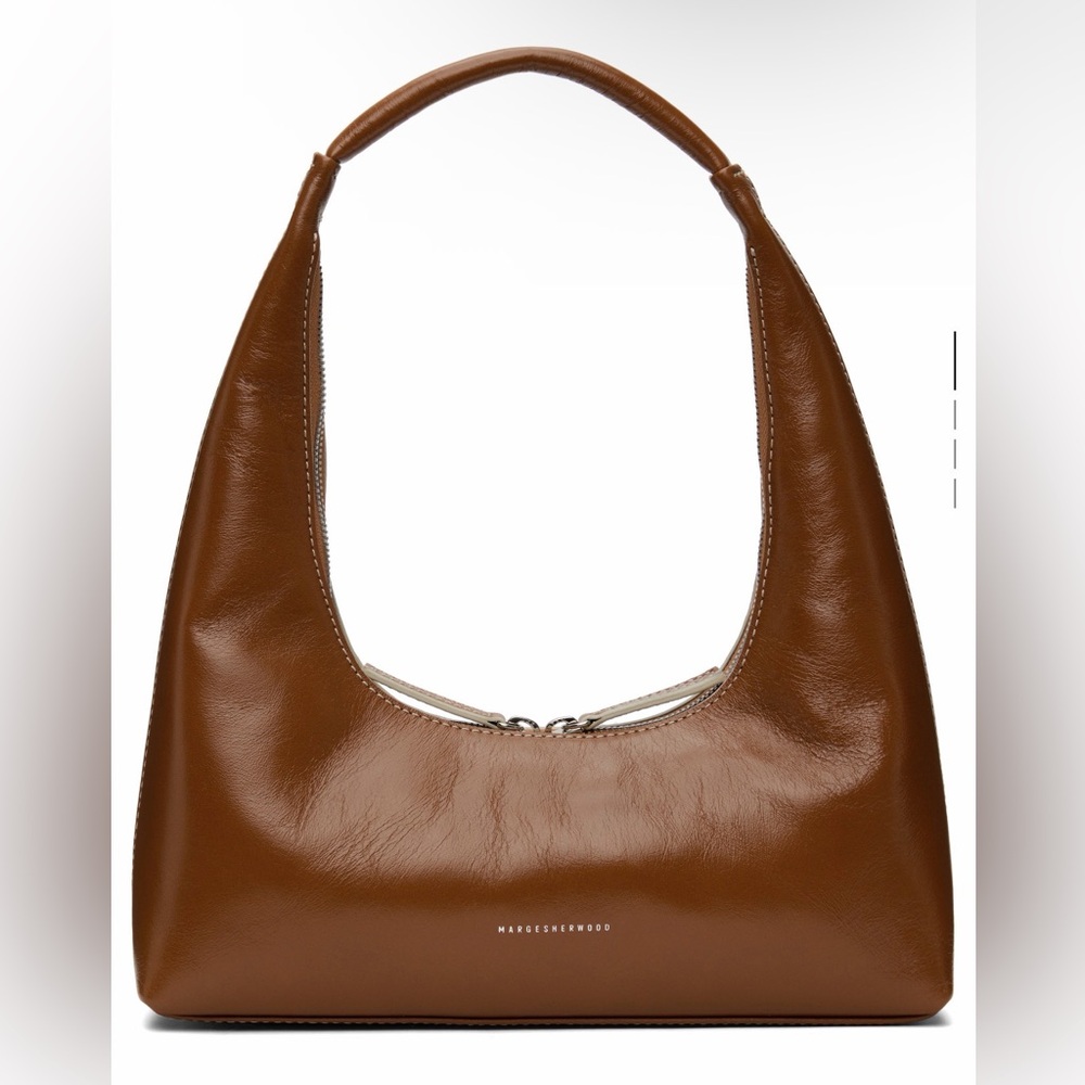 MARGESHERWOOD Brown Leather Shoulder Bag